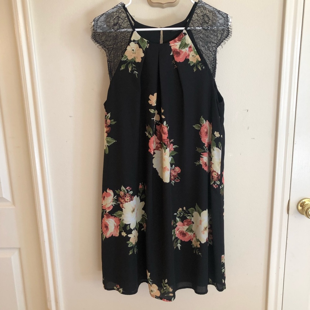 Floral Christmas Dress.